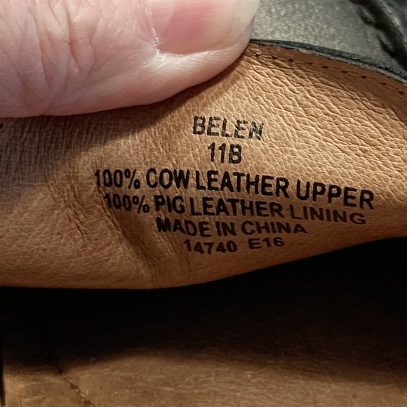 Ralph Lauren Belen Black Leather Driver Loafer - Picture 14 of 15